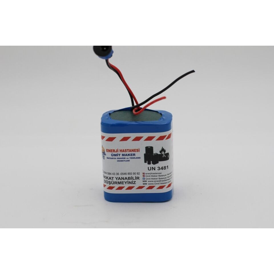 12.6V 6,4 Ah Lityum Batarya (Şarj Aleti Hediyedir.)