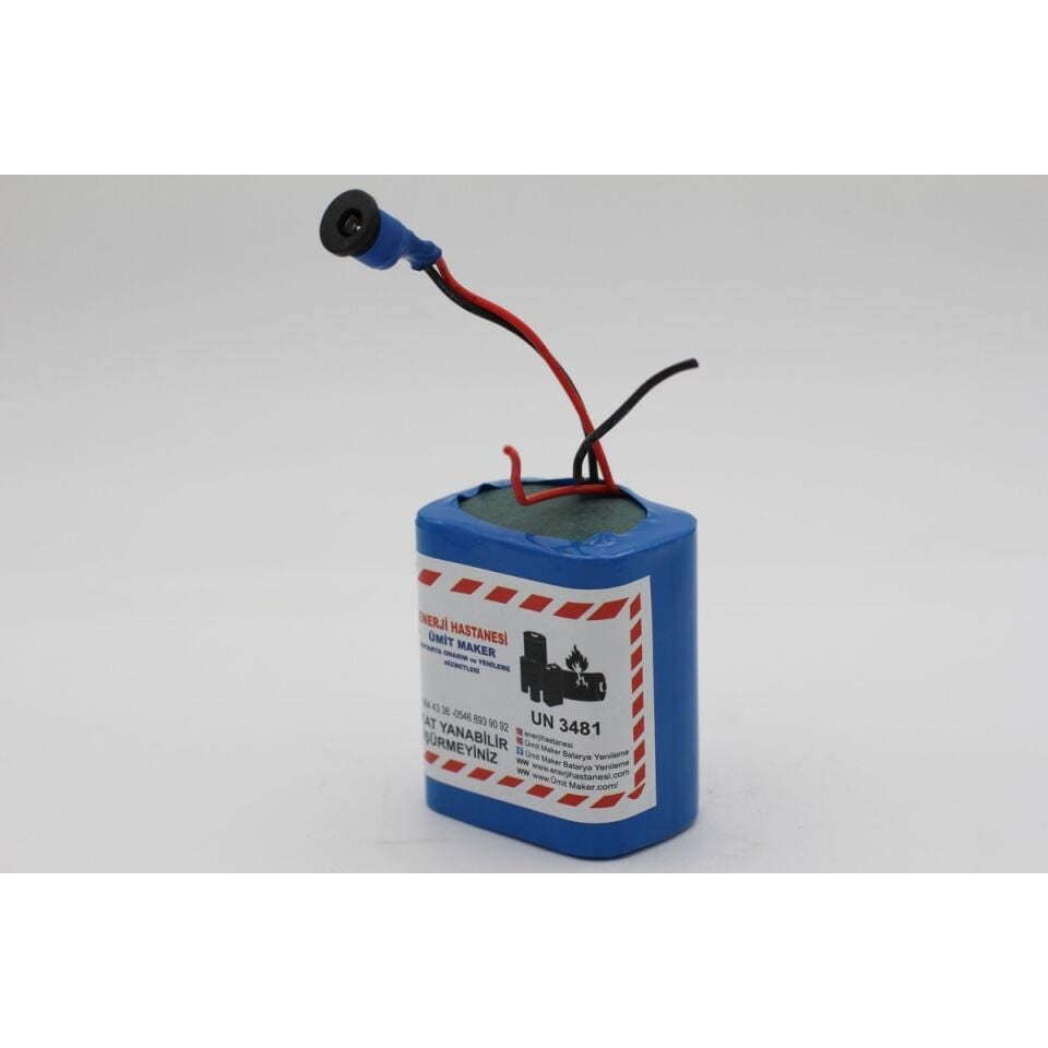 12.6V 6,4 Ah Lityum Batarya (Şarj Aleti Hediyedir.)