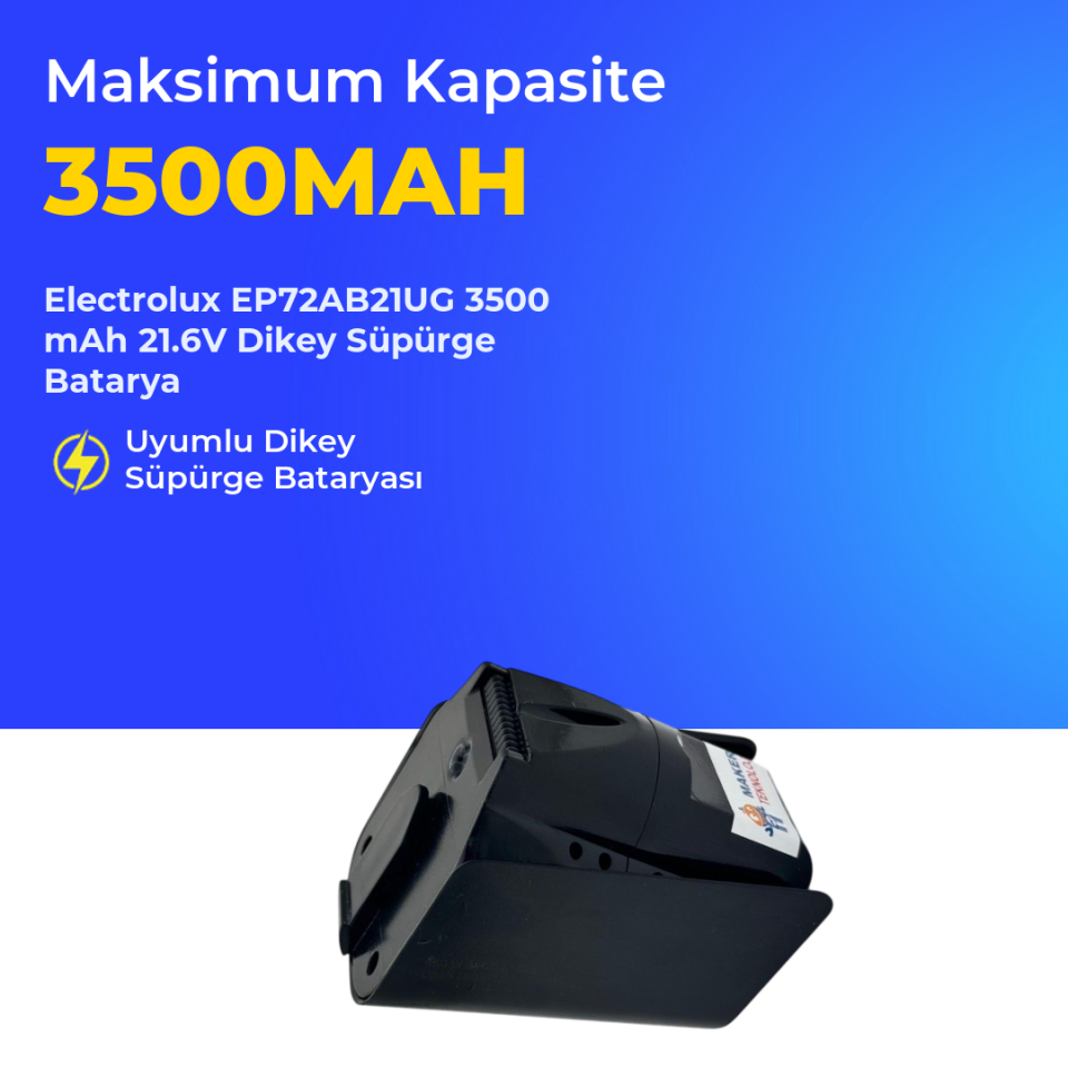 Electrolux EP72AB21UG 3500 mAh 21.6V Dikey Süpürge Batarya