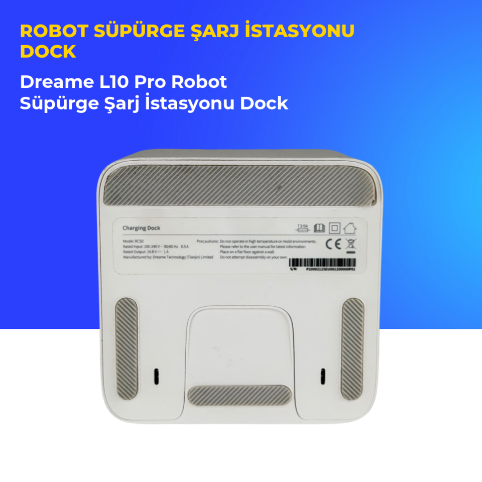 Dreame L10 Pro Robot Süpürge Şarj İstasyonu Dock