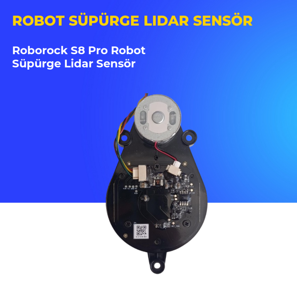 Roborock S8 Pro Robot Süpürge Lidar Sensör
