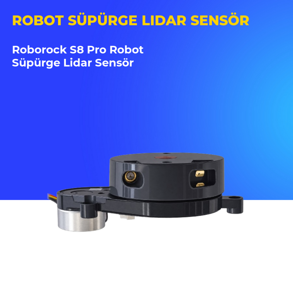 Roborock S8 Pro Robot Süpürge Lidar Sensör
