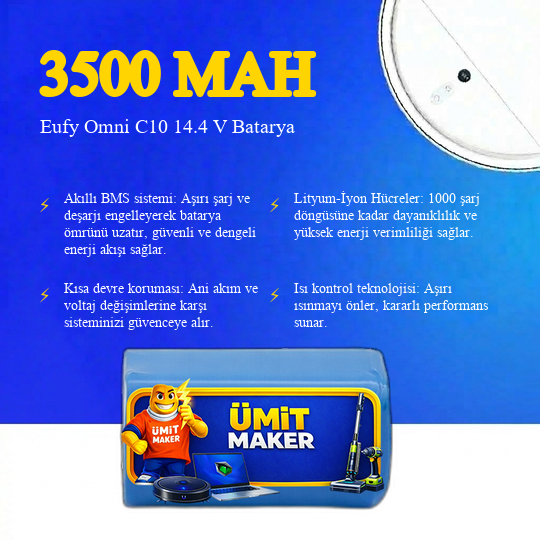 Eufy Omni C10 3500 mAh Batarya