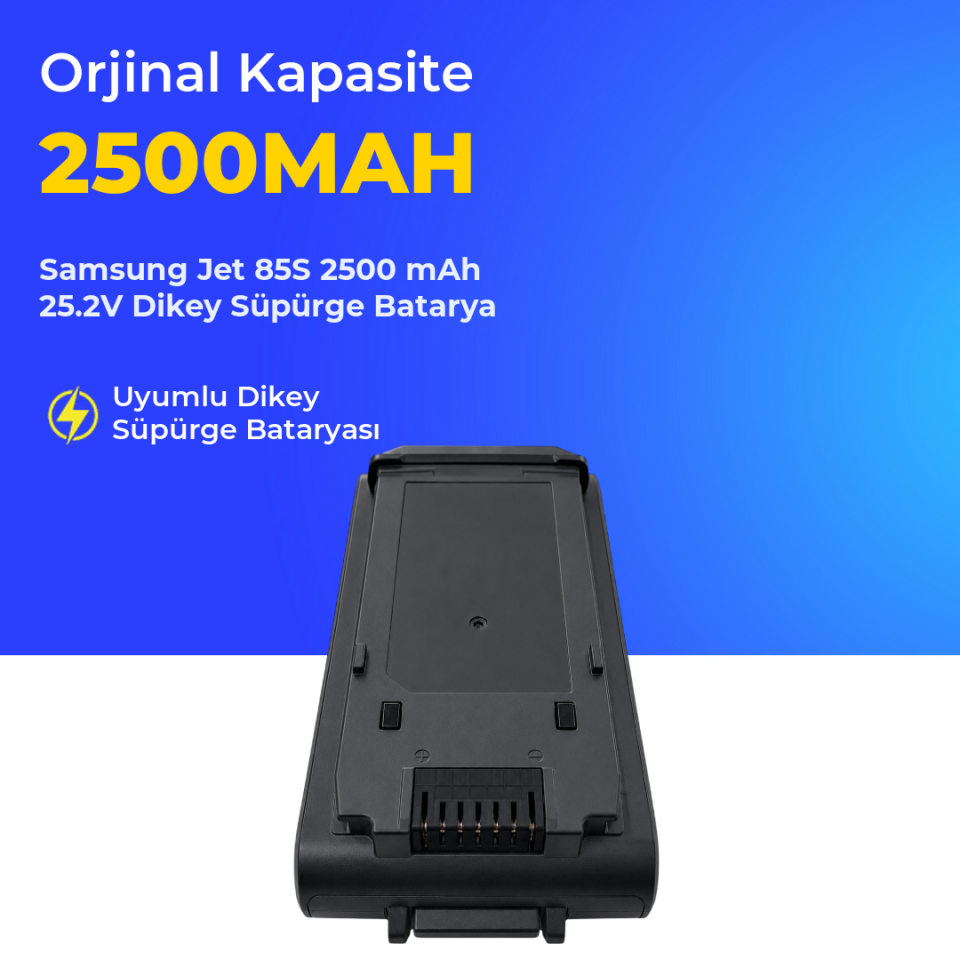 Samsung Jet 85S 2500 mAh 25.2V Dikey Süpürge Batarya