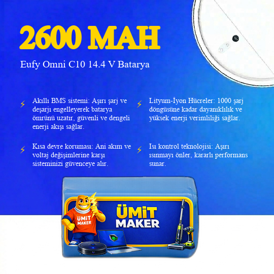 Eufy Omni C10 2600 mAh Batarya