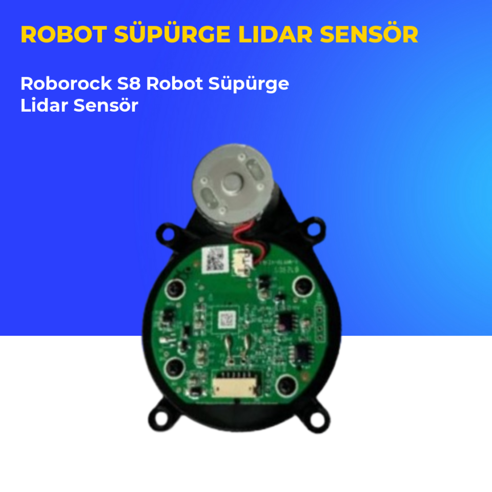 Roborock S8 Robot Süpürge Lidar Sensör
