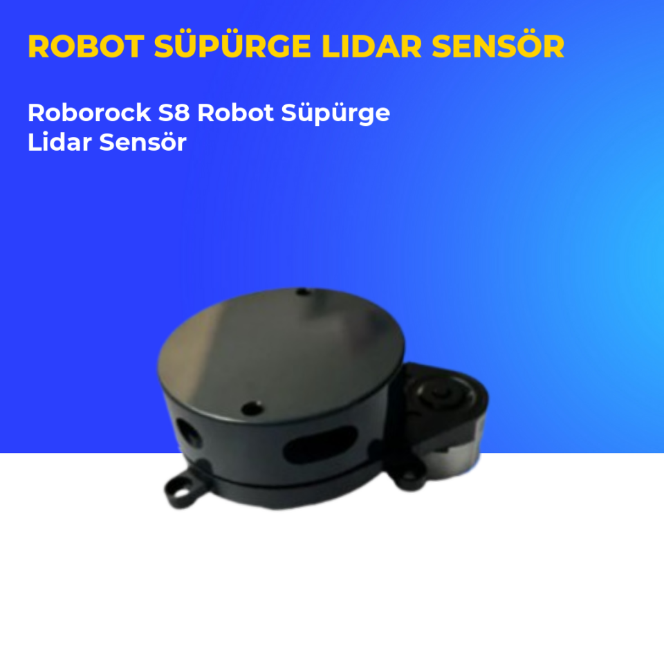 Roborock S8 Robot Süpürge Lidar Sensör