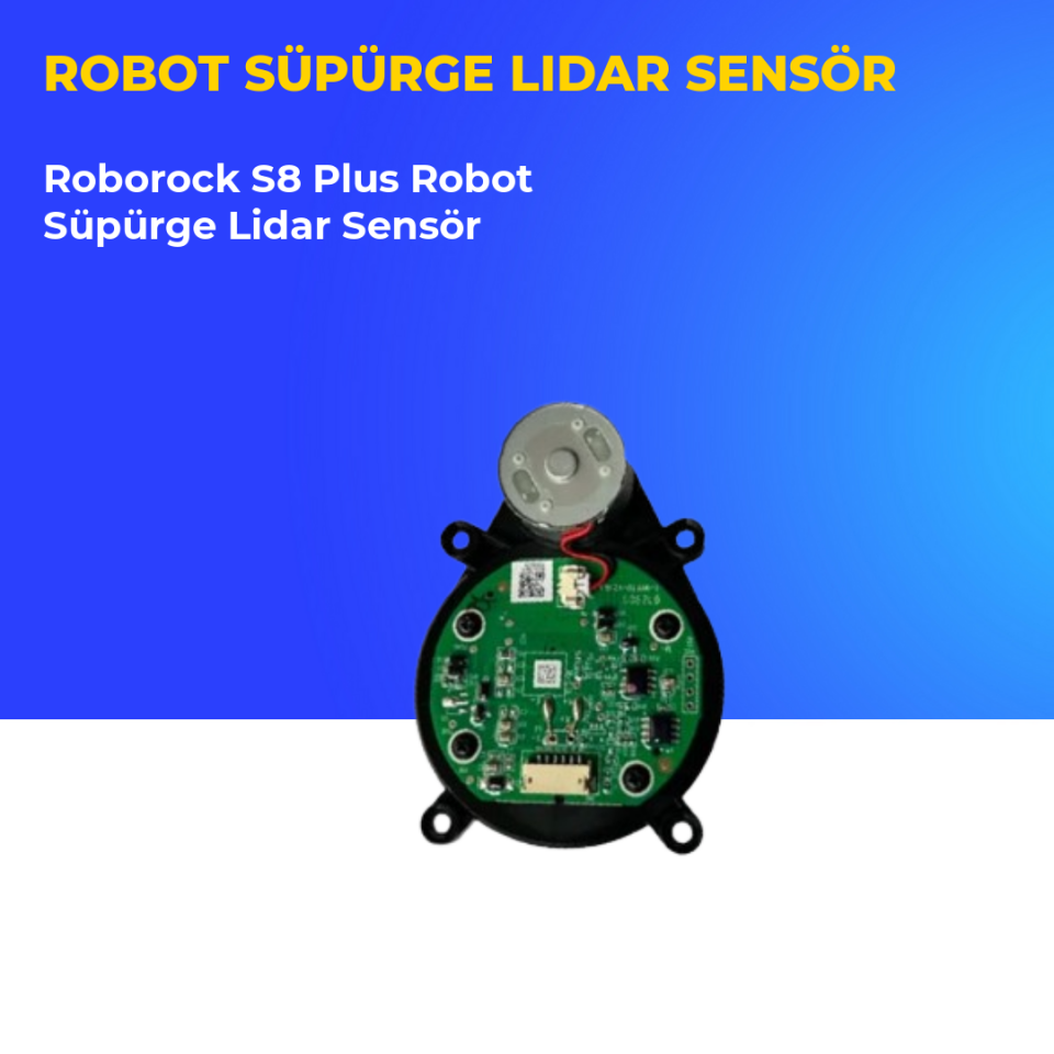 Roborock S8 Plus Robot Süpürge Lidar Sensör