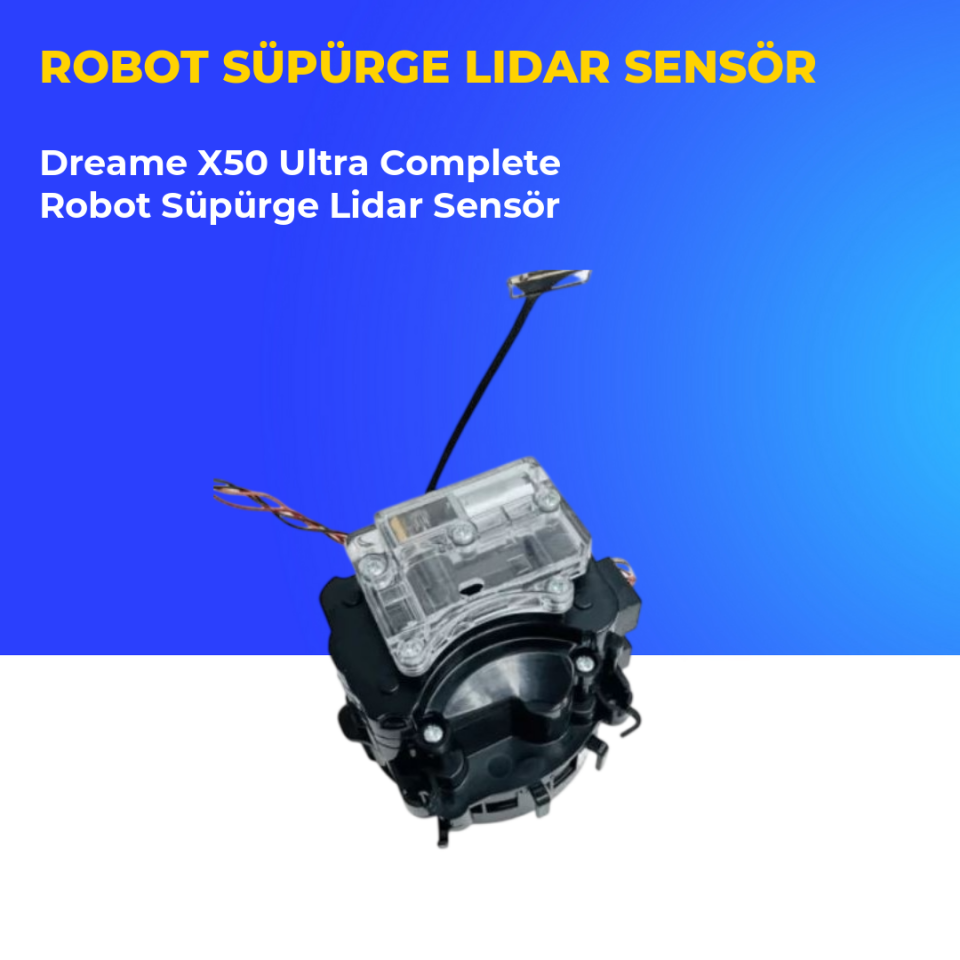Dreame X50 Ultra Complete Robot Süpürge Lidar Sensör