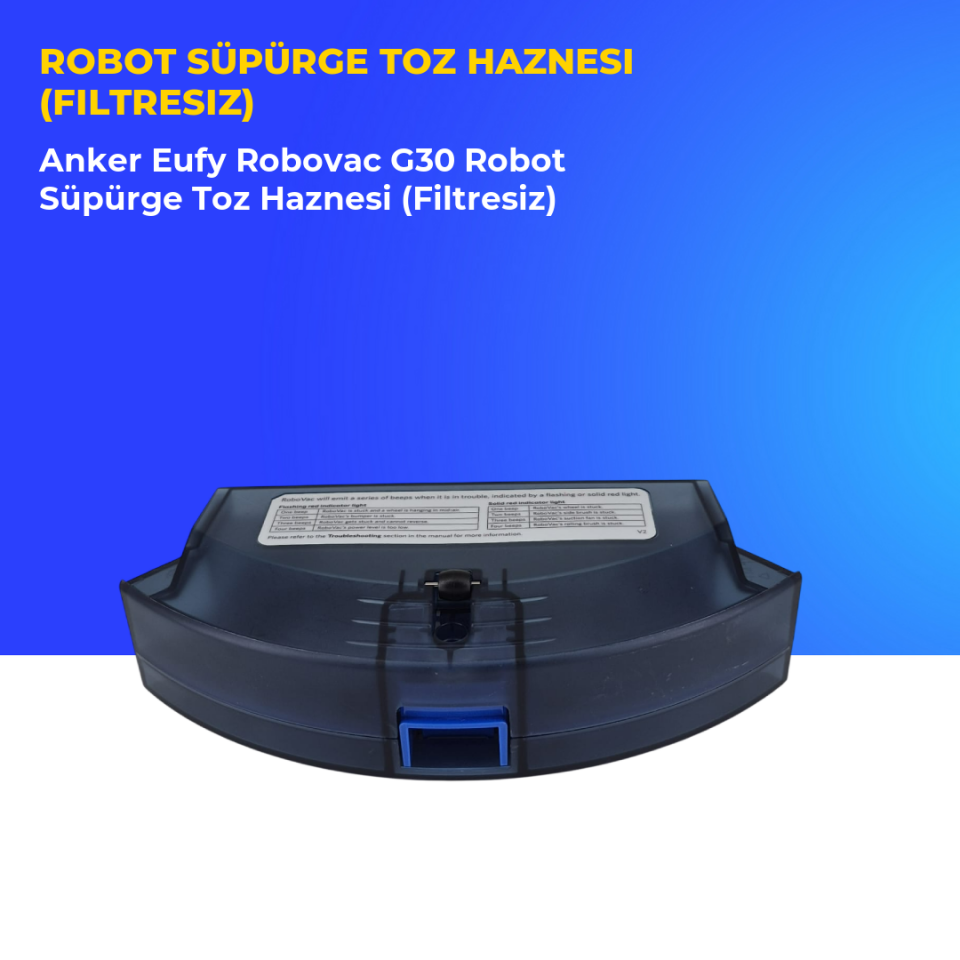 Anker Eufy Robovac G30 Robot Süpürge Toz Haznesi (Filtresiz)