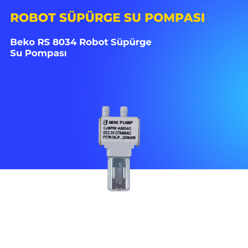 Beko RS 8034 Robot Süpürge Su Pompası