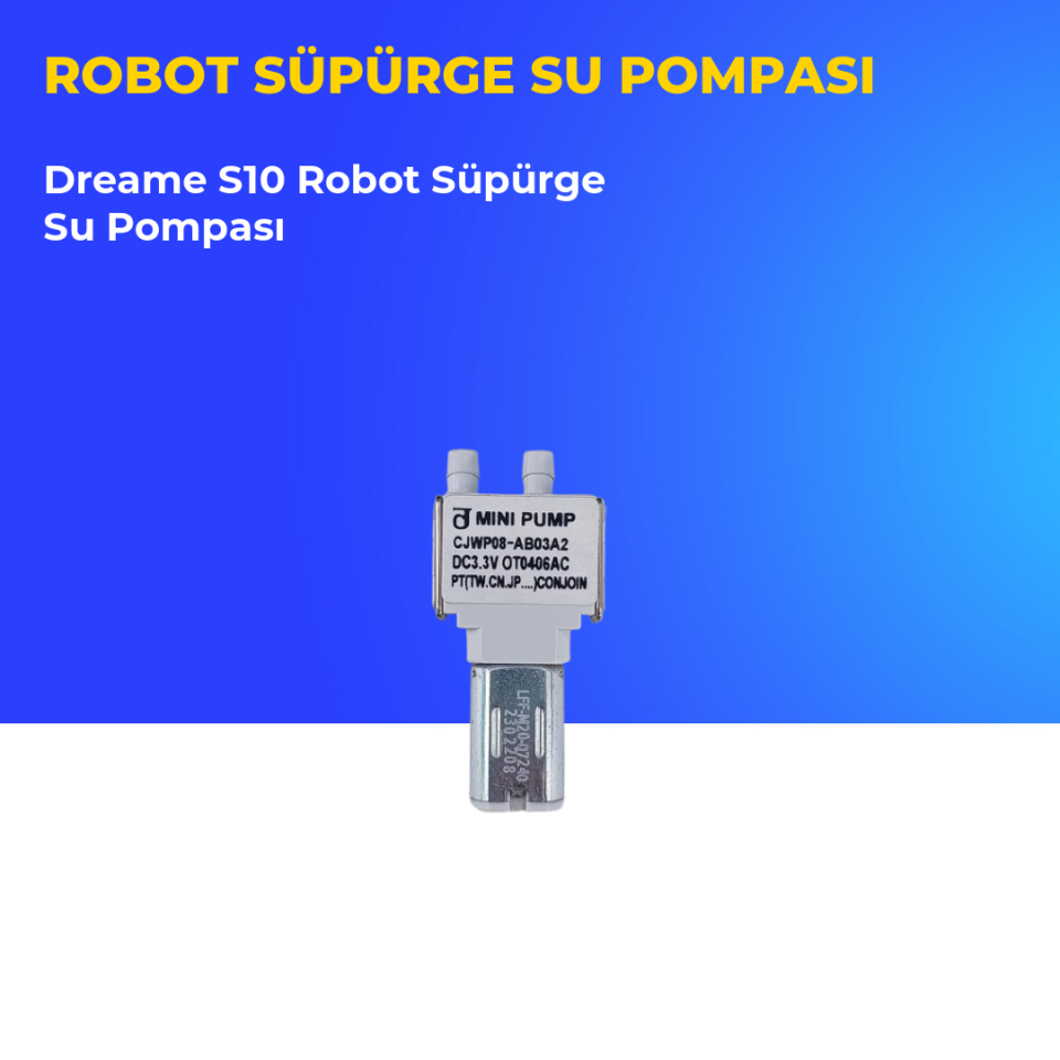 Dreame S10 Robot Süpürge Su Pompası