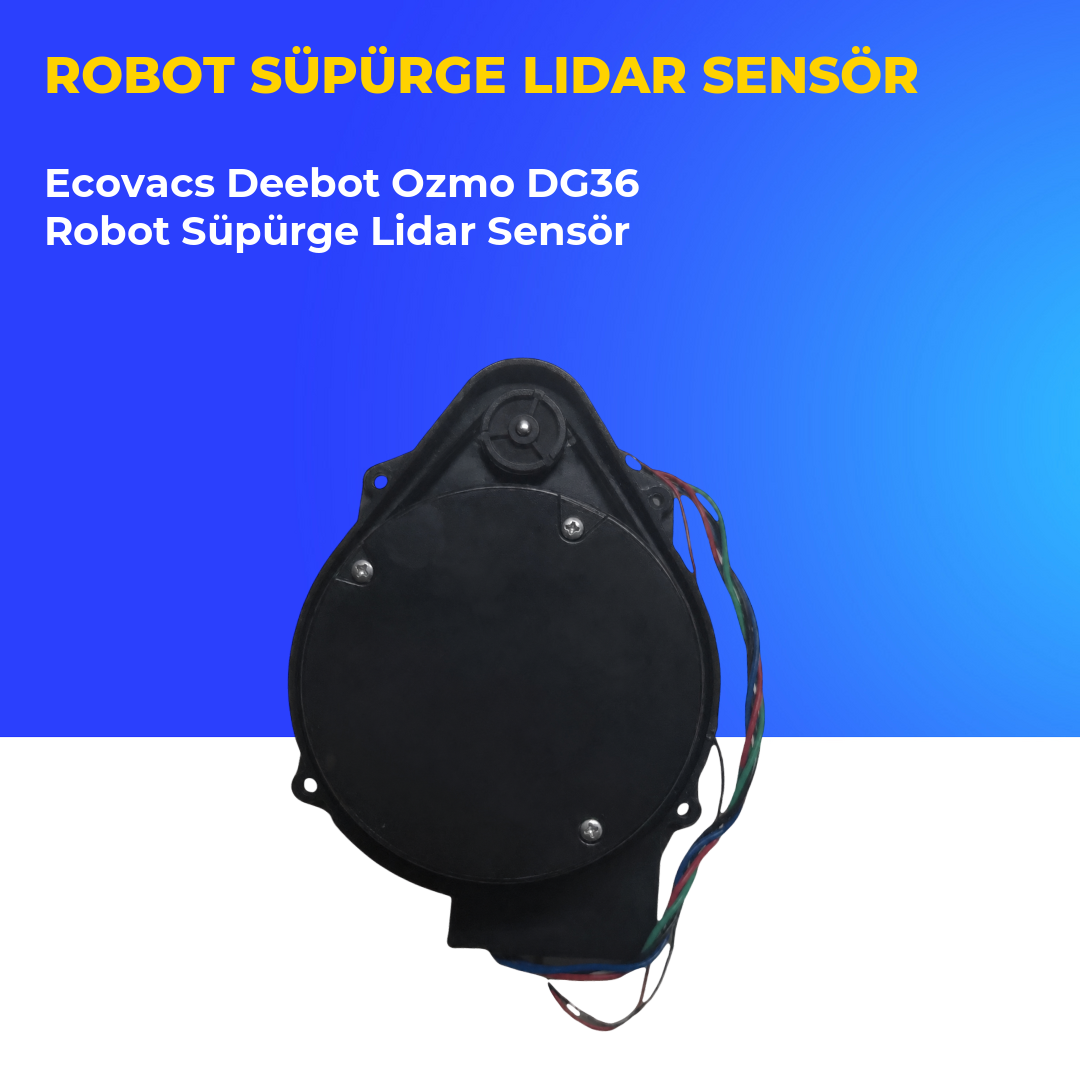 Ecovacs Deebot Ozmo DG36 Robot Süpürge Lidar Sensör