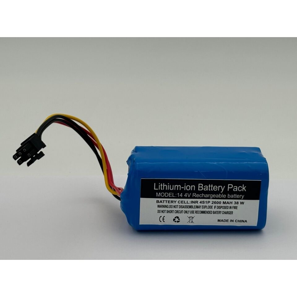 360 S10 Akıllı Robot Robot Süpürge 2600 mAh 14.4 V  Batarya – Orjinal Uyumlu Uzun Ömürlü, Yüksek Performans Pil