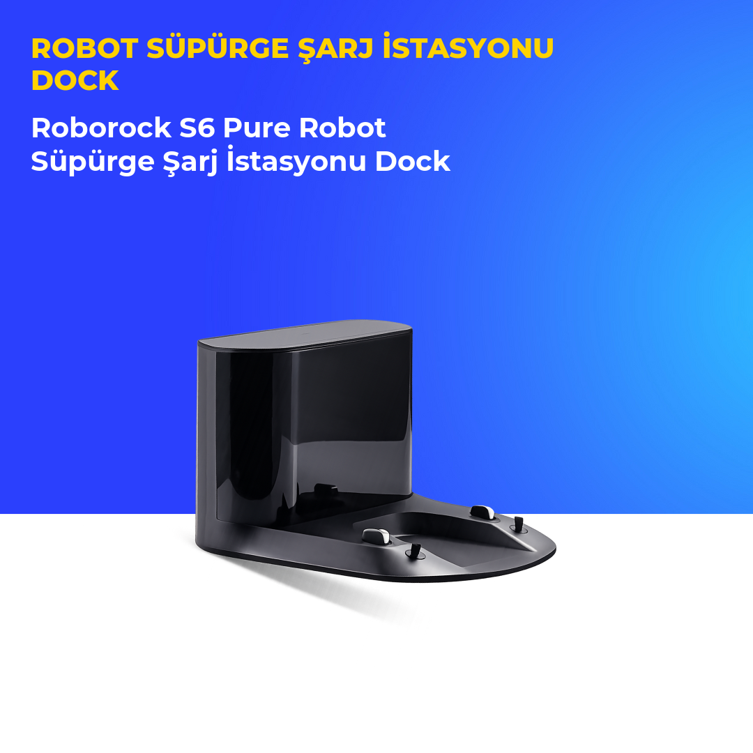 Roborock S6 Pure Robot Süpürge Şarj İstasyonu Dock