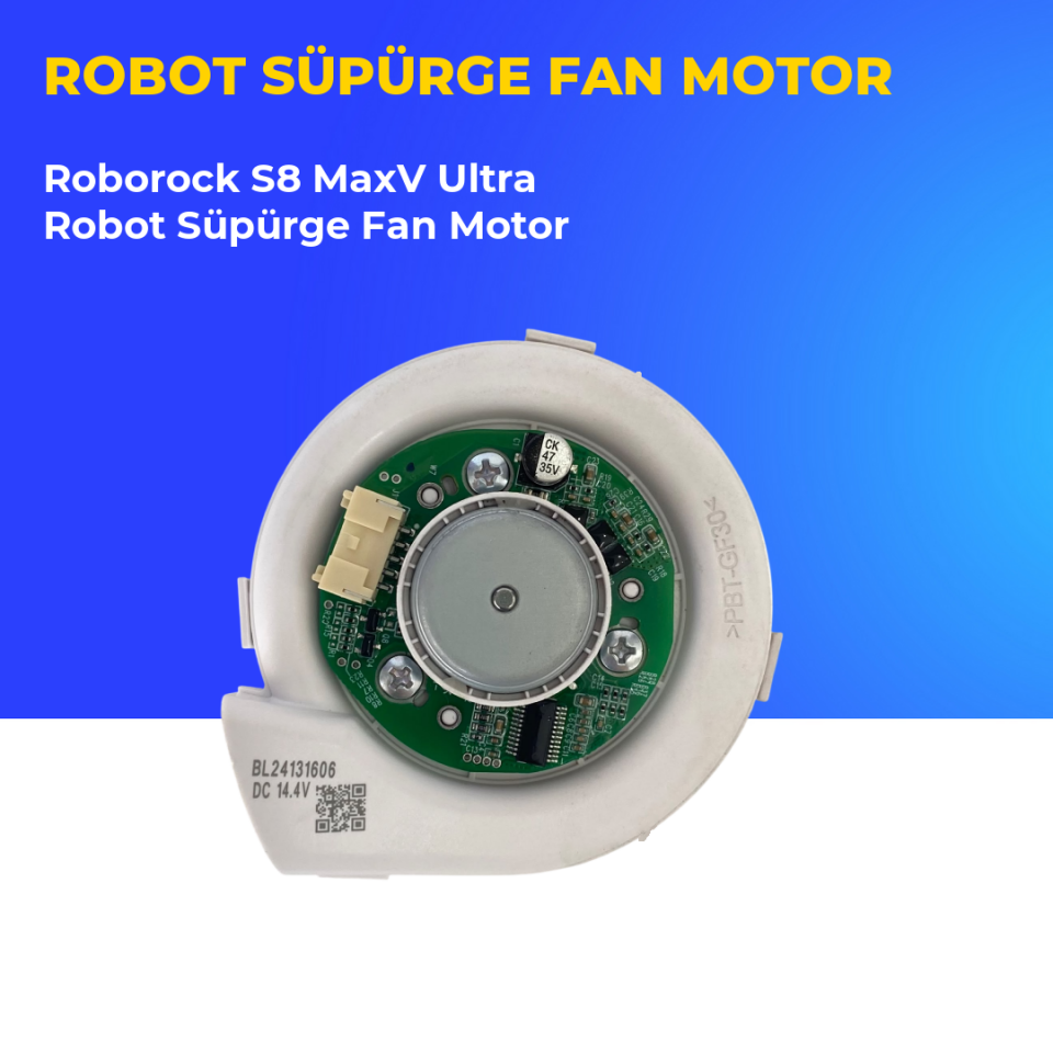 Roborock S8 MaxV Ultra Robot Süpürge Fan Motor