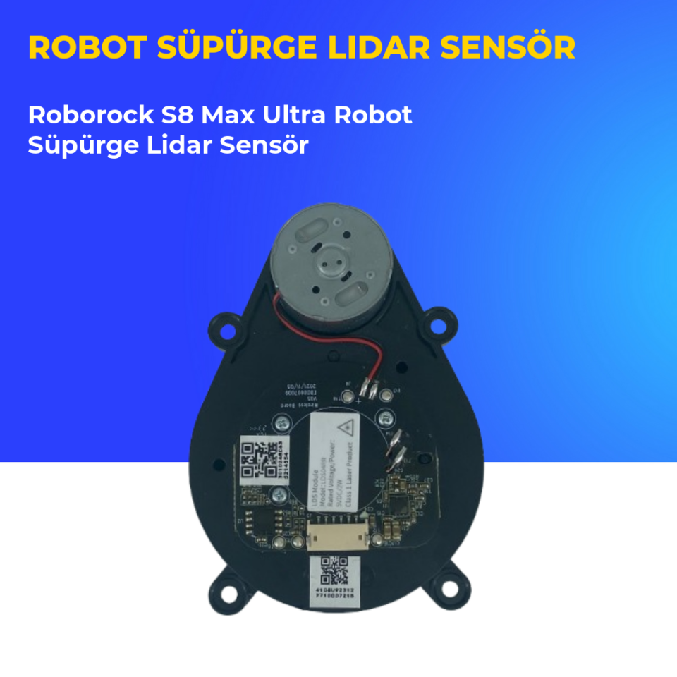 Roborock S8 Max Ultra Robot Süpürge Lidar Sensör