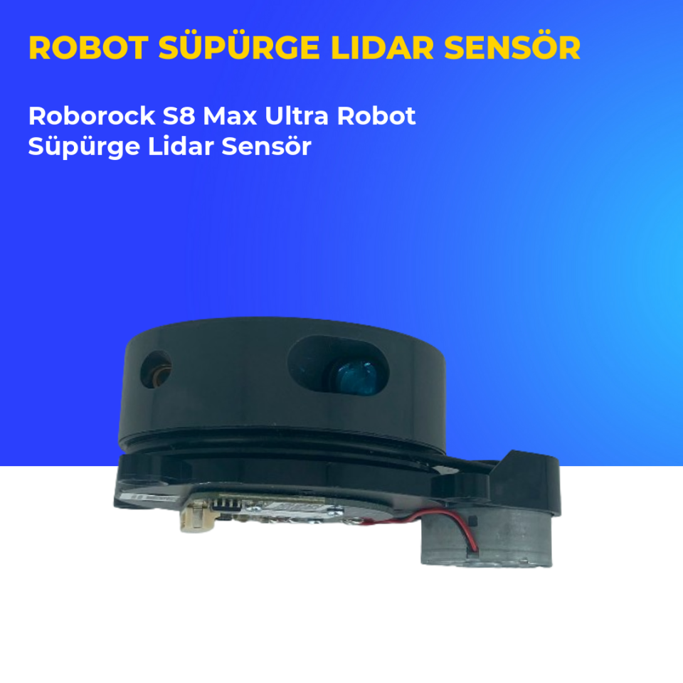 Roborock S8 Max Ultra Robot Süpürge Lidar Sensör