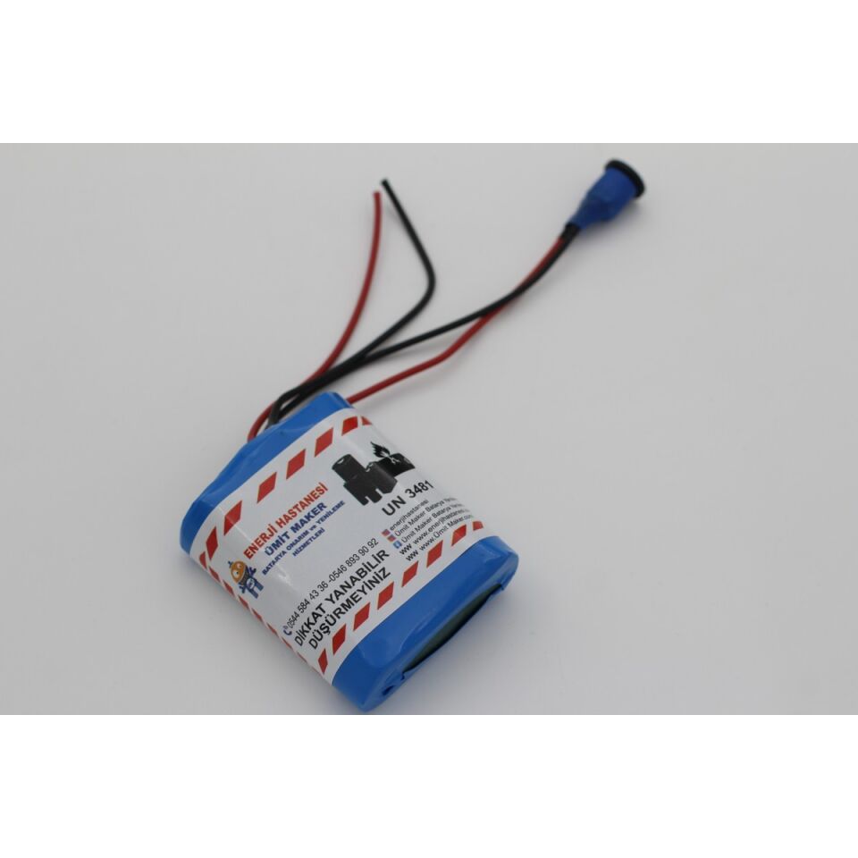 12.6V 5 Ah Lityum Batarya (Şarj Aleti Hediyedir.)