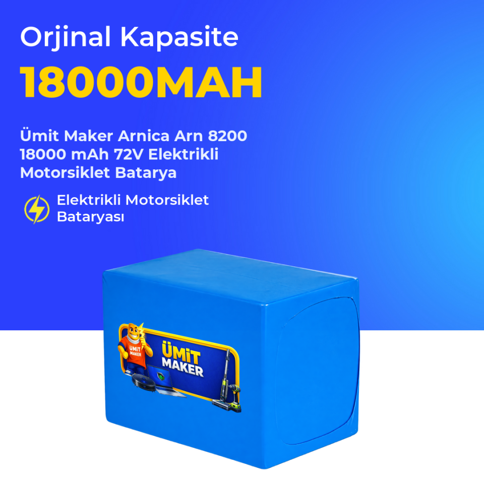 Arnica Arn 8200 18000 mAh 72V Elektrikli Motorsiklet Batarya