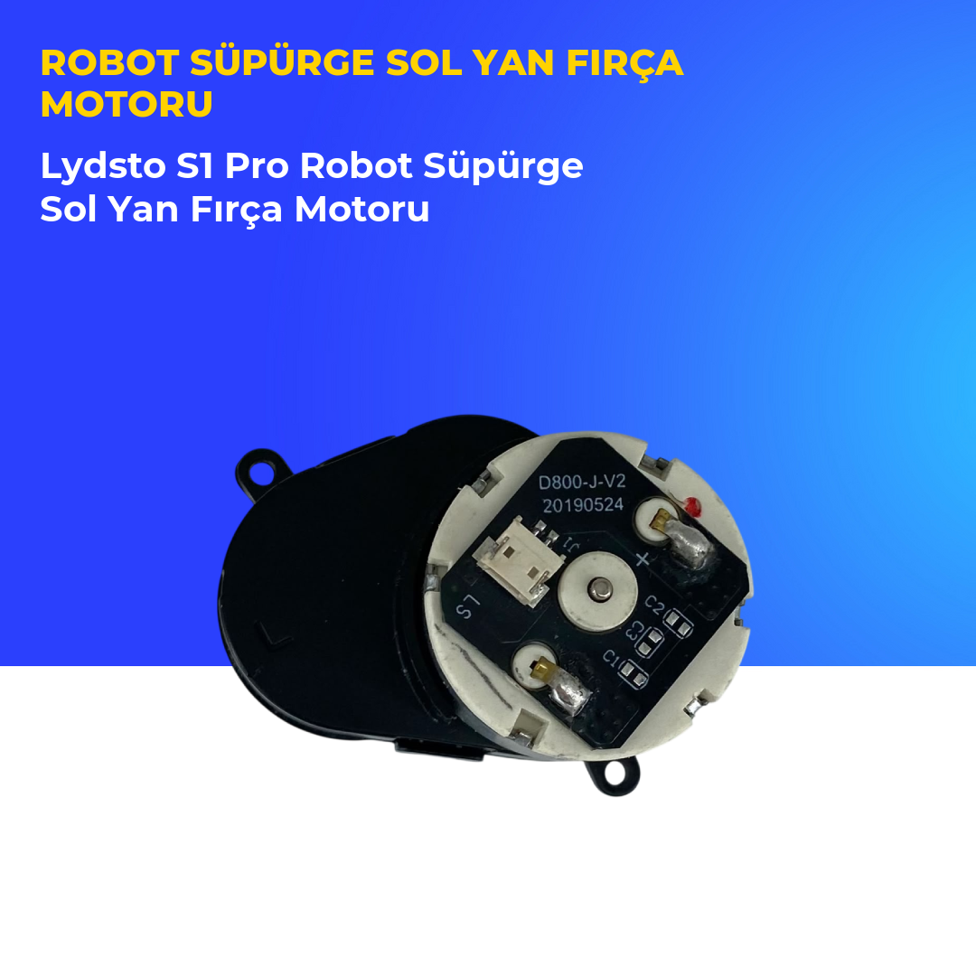 Lydsto S1 Pro Robot Süpürge Sol Yan Fırça Motoru