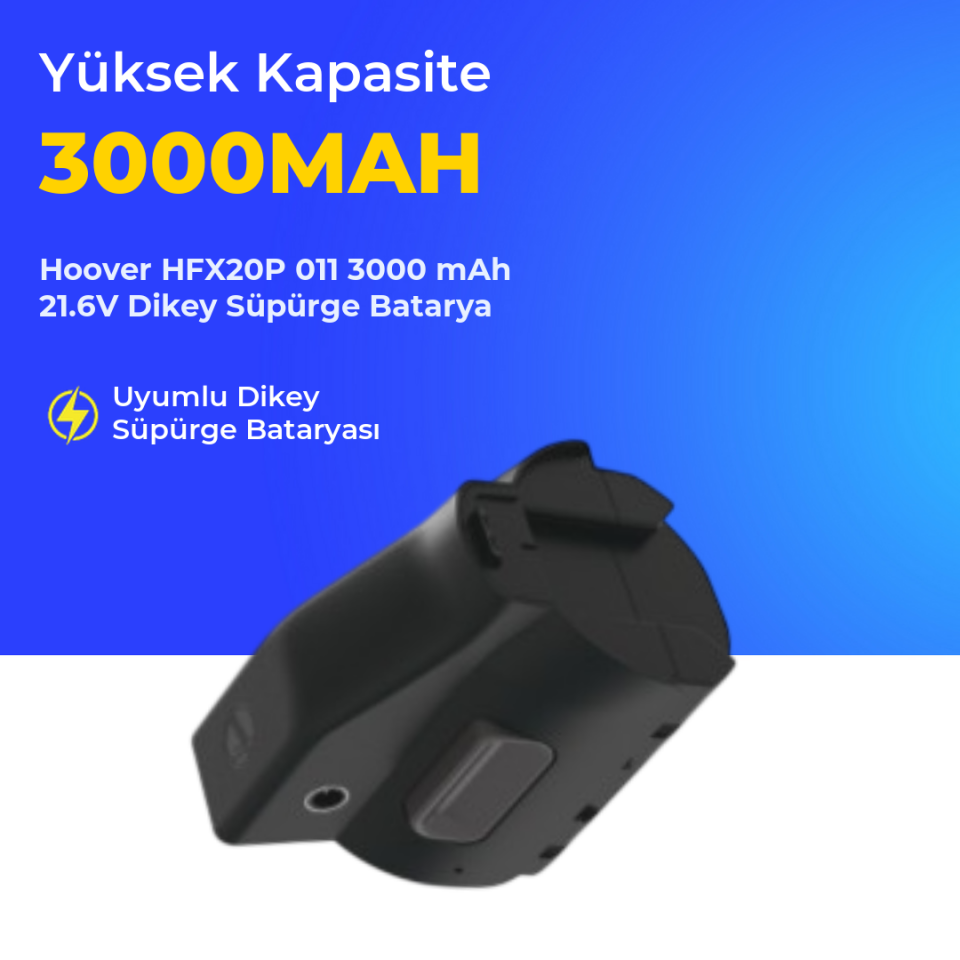 Hoover HFX20P 011 3000 mAh 21.6V Dikey Süpürge Batarya