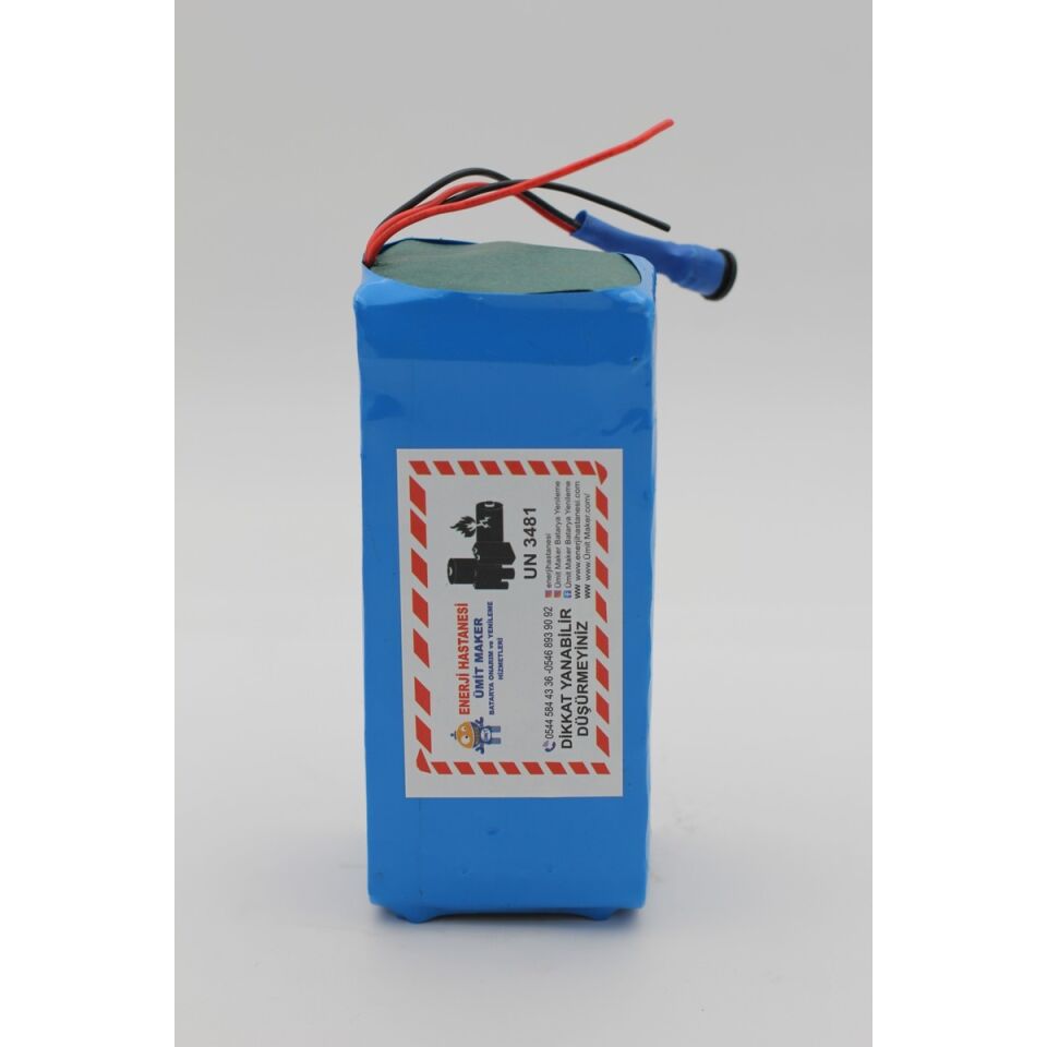 12.6V 30 Ah Lityum Batarya (Şarj Aleti Hediyedir.)