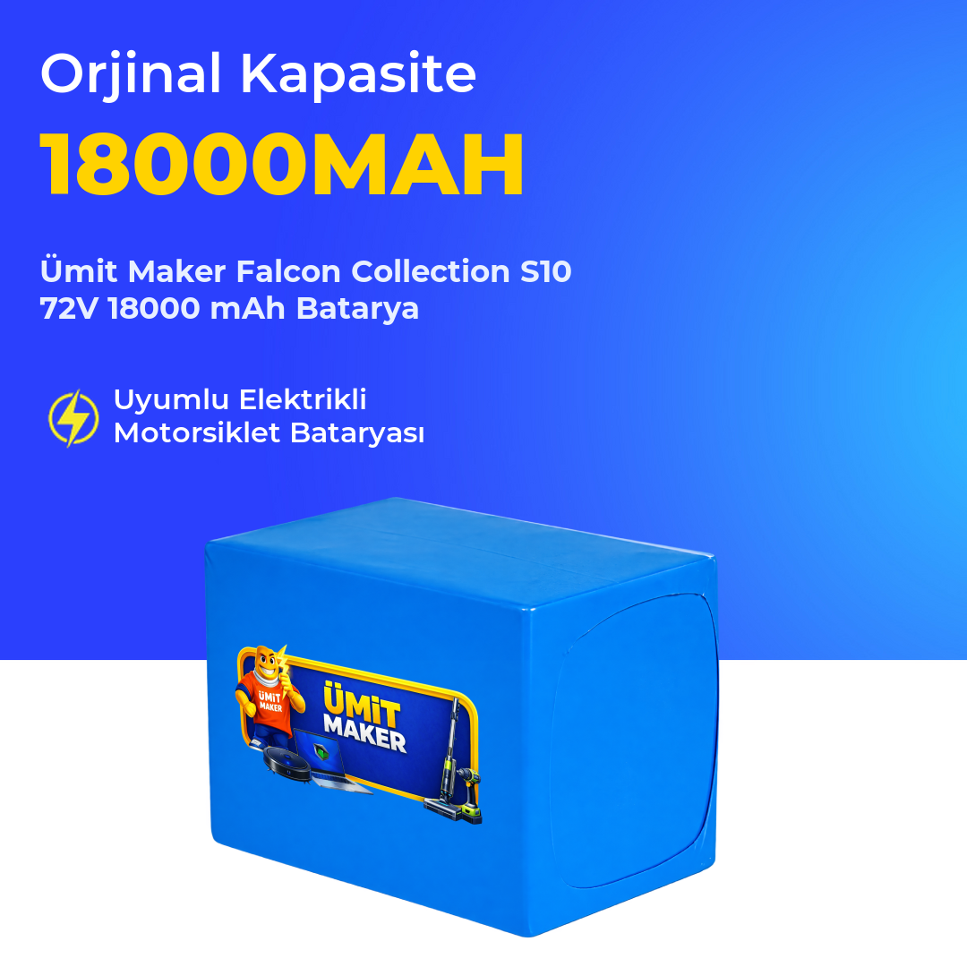 Falcon Collection S10 72V 18000 mAh Batarya