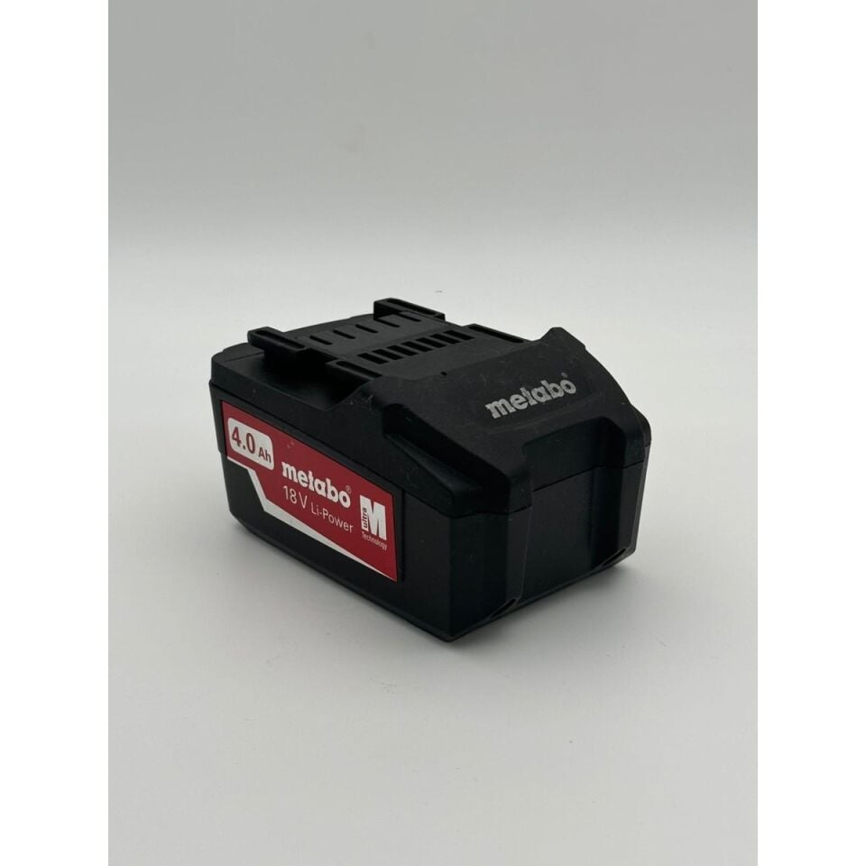 Metabo Matkap  4.0Ah 18V  Batarya – Orjinal Uyumlu Uzun Ömürlü, Yüksek Performans Pil
