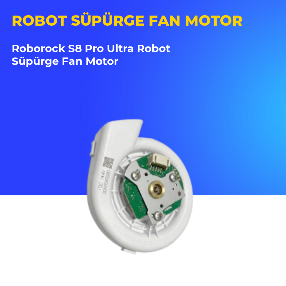 Roborock S8 Pro Ultra Robot Süpürge Fan Motor