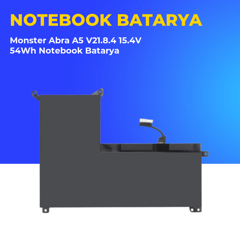 Monster Abra A5 V21.8.4 15.4V 54Wh Notebook Batarya