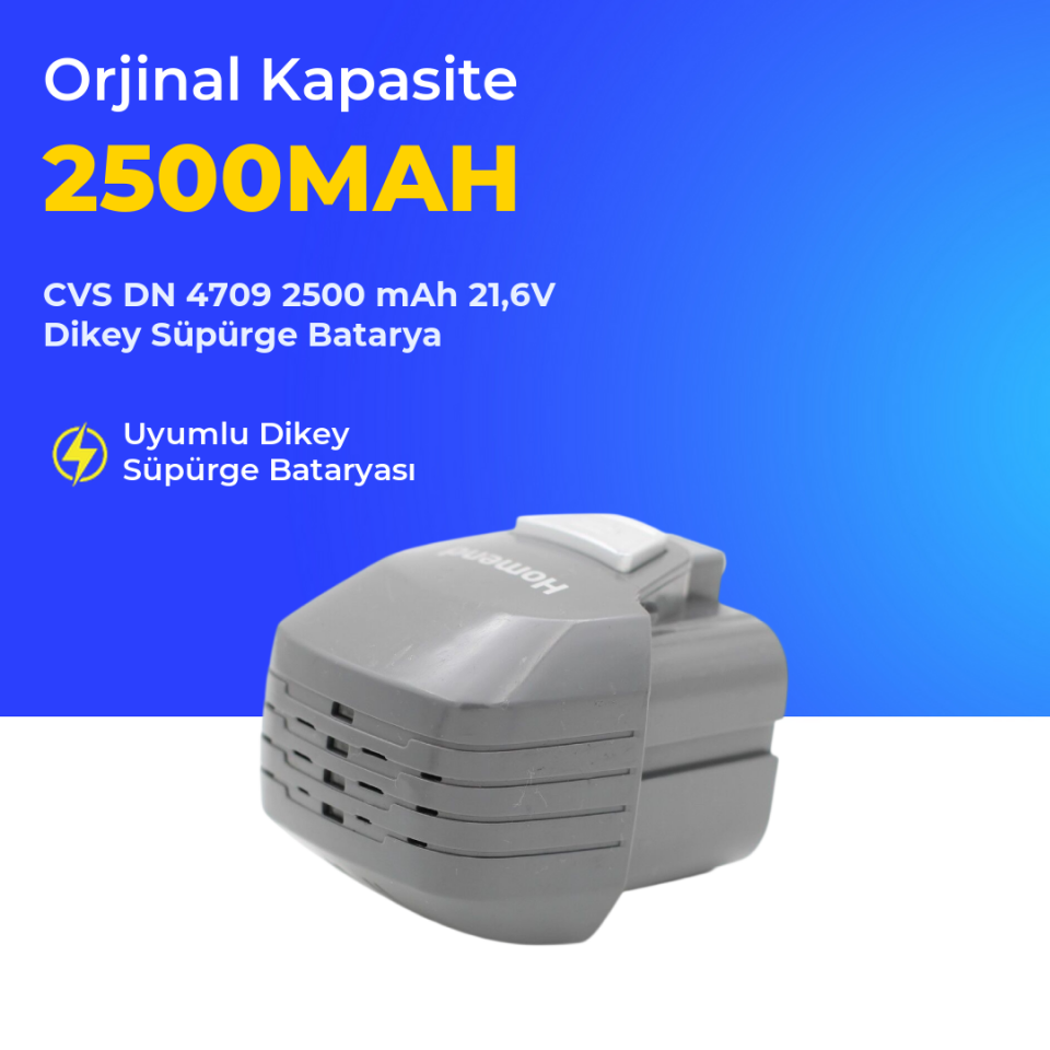 CVS DN 4709 2500 mAh 21,6V Dikey Süpürge Batarya