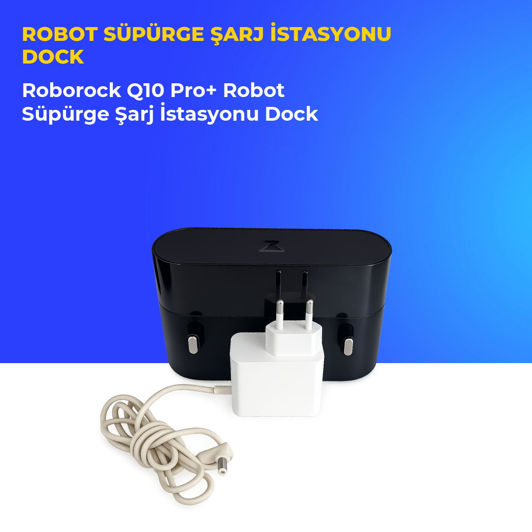 Roborock Q10 Pro+ Robot Süpürge Şarj İstasyonu Dock