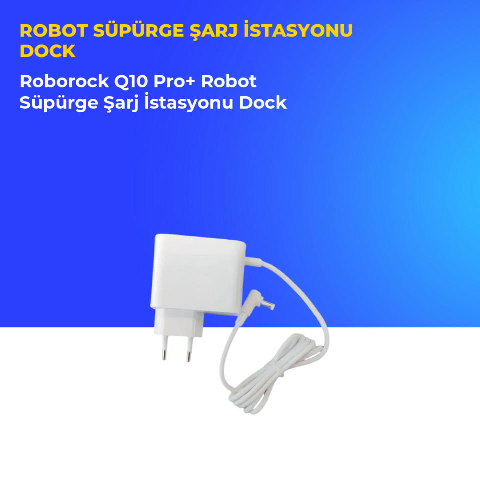Roborock Q10 Pro+ Robot Süpürge Şarj İstasyonu Dock