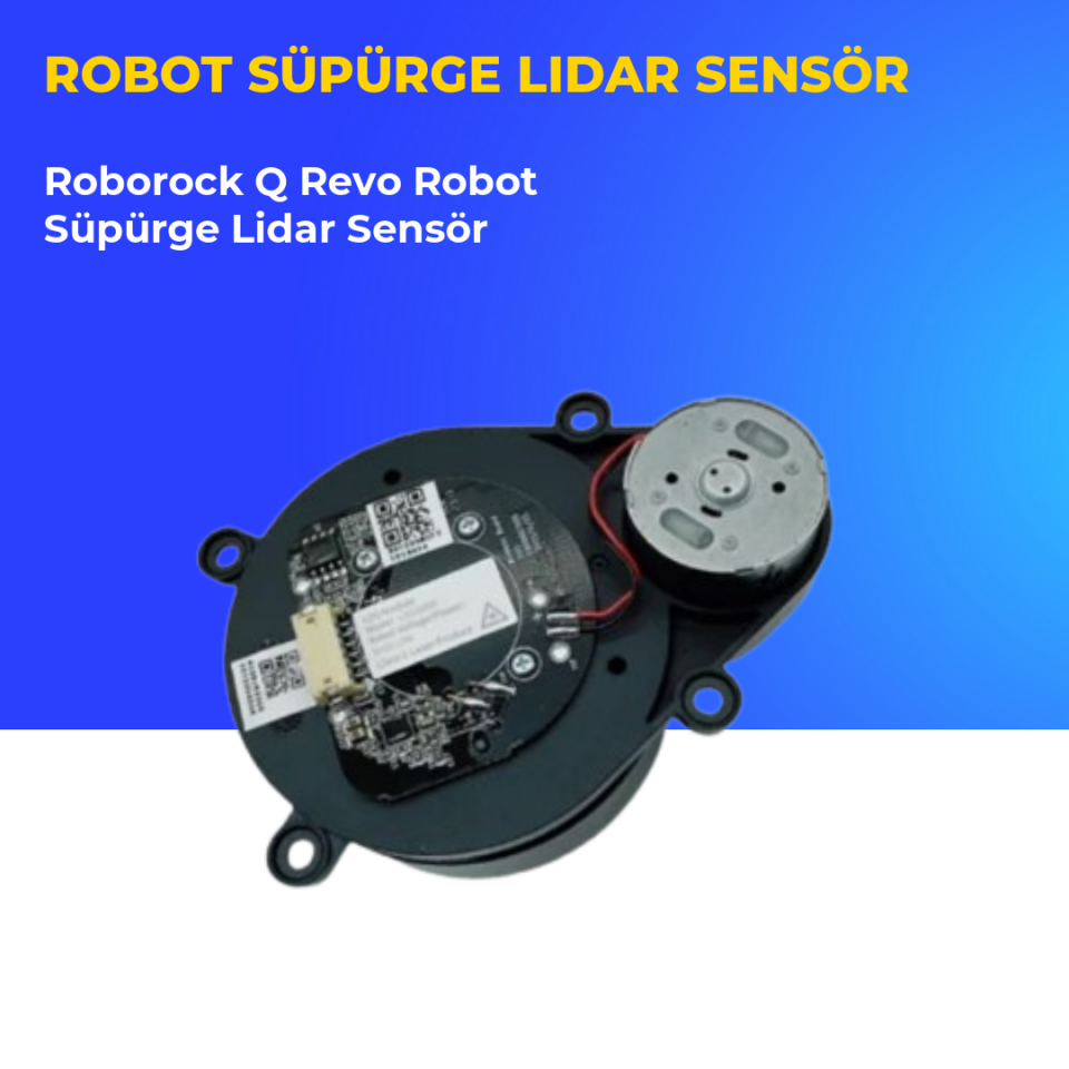 Roborock Q Revo Robot Süpürge Lidar Sensör