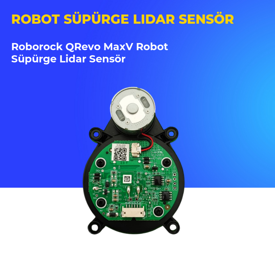 Roborock QRevo MaxV Robot Süpürge Lidar Sensör