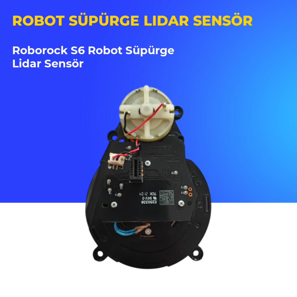 Roborock S6 Robot Süpürge Lidar Sensör