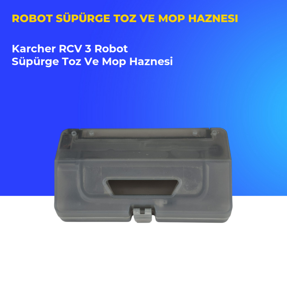 Karcher RCV 3 Robot Süpürge Toz Ve Mop Haznesi