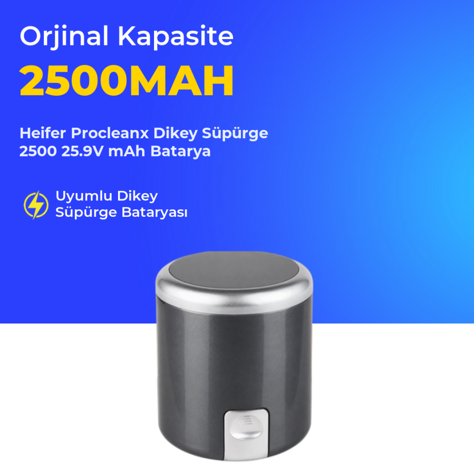 Heifer Procleanx Dikey Süpürge 2500 mAh Batarya