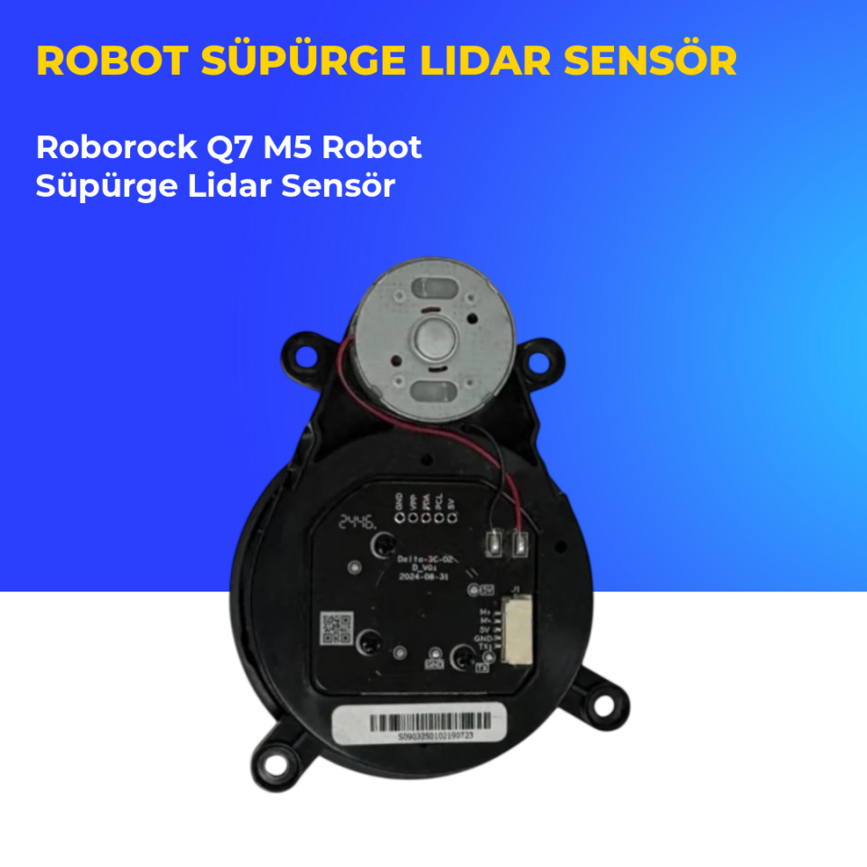Roborock Q7 M5 Robot Süpürge Lidar Sensör