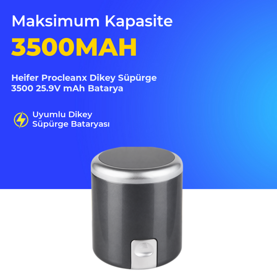Heifer Procleanx Dikey Süpürge 3500 mAh Batarya