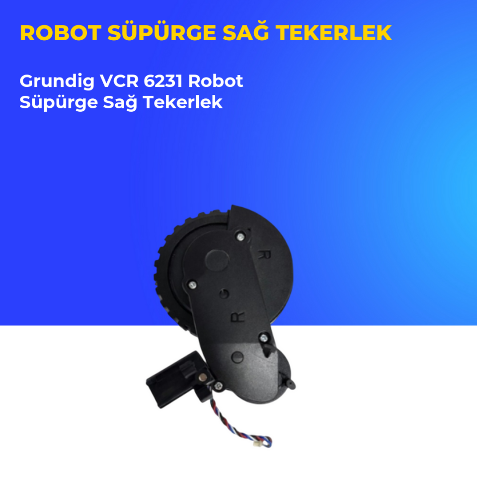Grundig VCR 6231 Robot Süpürge Sağ Tekerlek