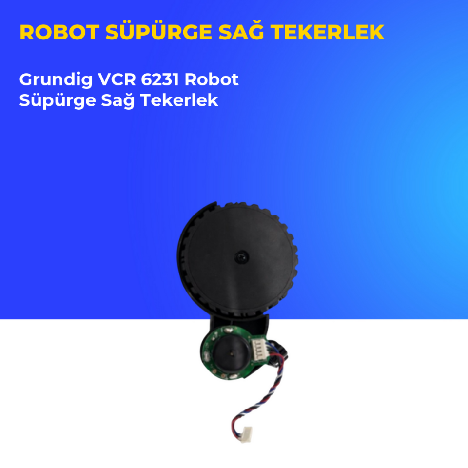 Grundig VCR 6231 Robot Süpürge Sağ Tekerlek