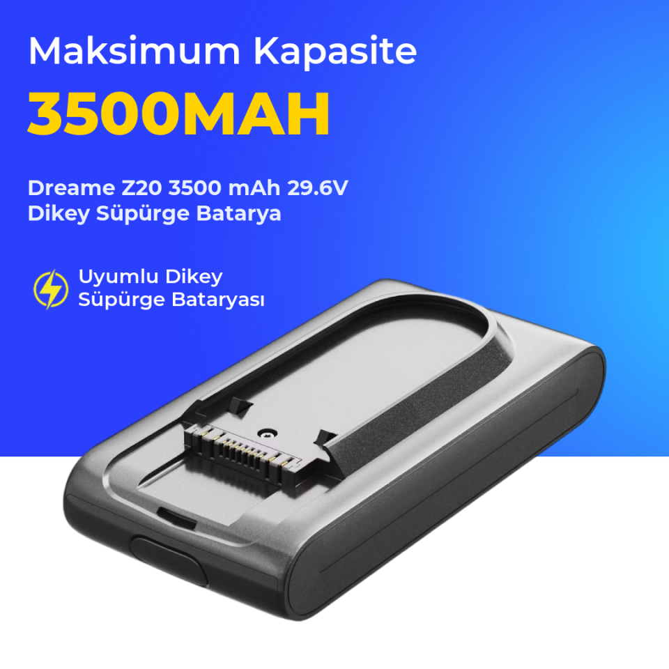 Dreame Z20 3500 mAh 29.6V Dikey Süpürge Batarya