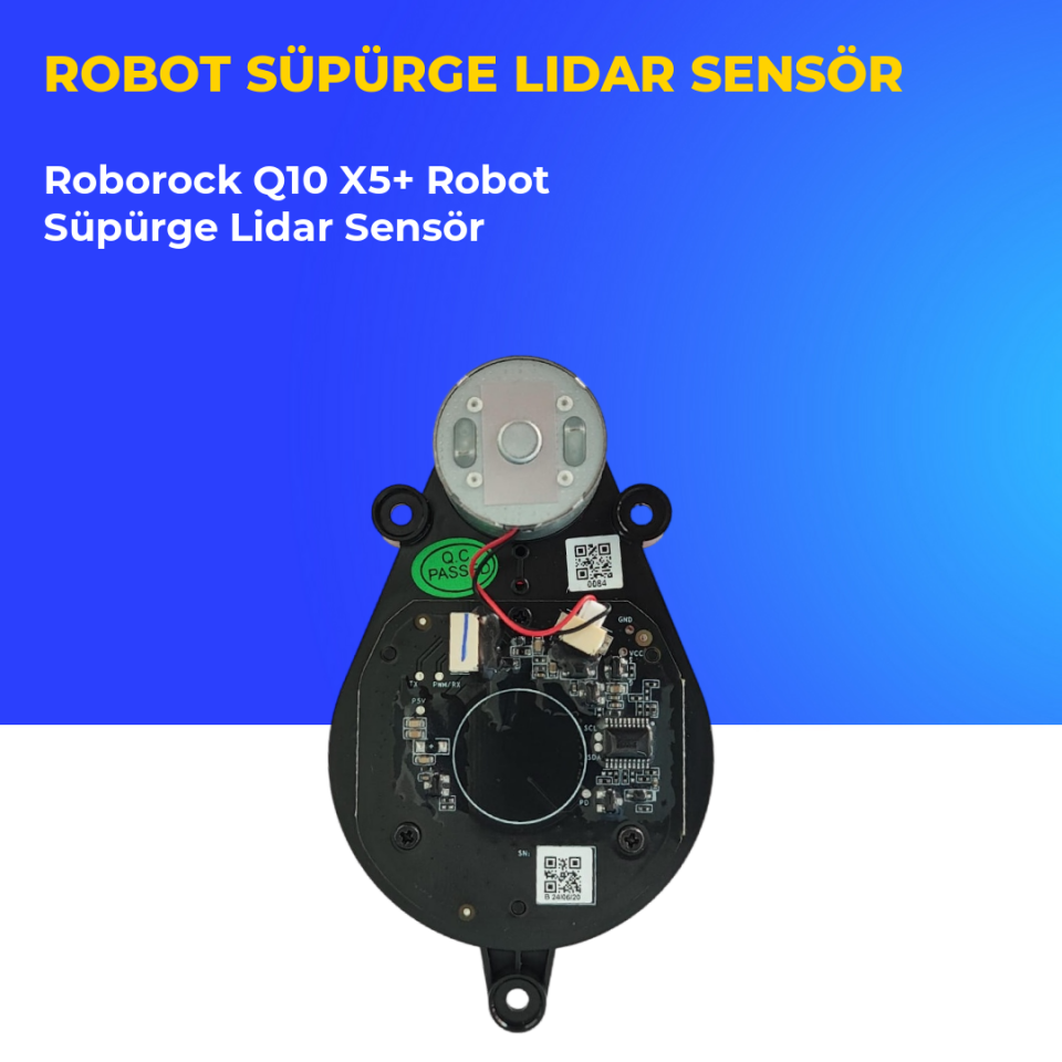Roborock Q10 X5+ Robot Süpürge Lidar Sensör