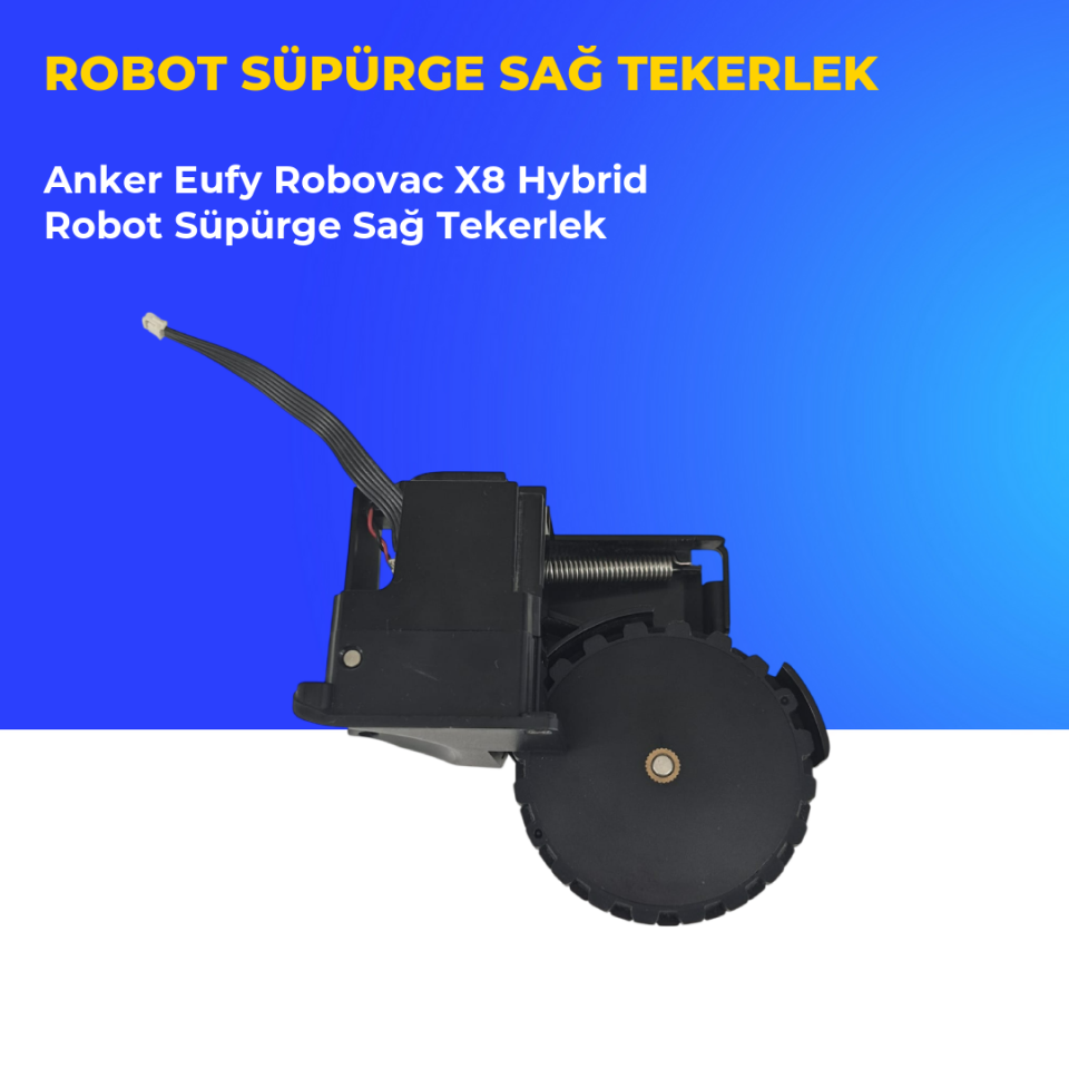 Anker Eufy Robovac X8 Hybrid Robot Süpürge Sağ Tekerlek