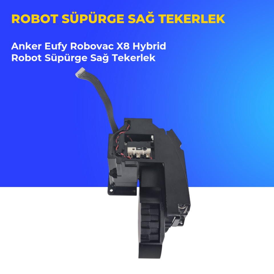 Anker Eufy Robovac X8 Hybrid Robot Süpürge Sağ Tekerlek