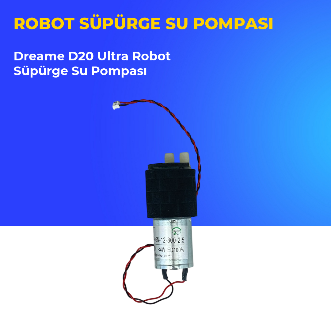 Dreame D20 Ultra Robot Süpürge Su Pompası