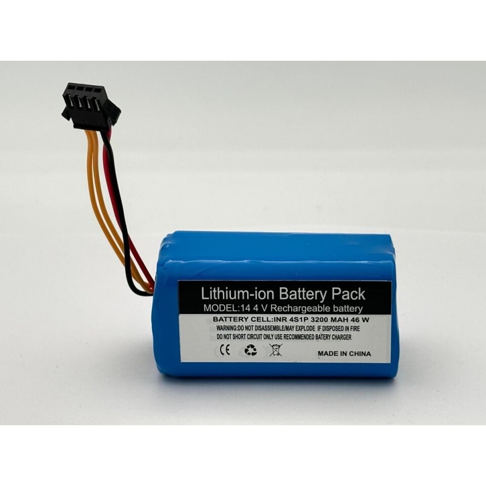 Koenic KRVC 2320 RC Robot Süpürge 3200 mAh 14.4 V   Batarya – Orjinal Uyumlu Uzun Ömürlü, Yüksek Performans Pil