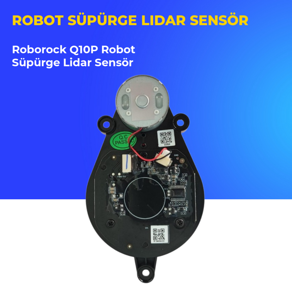 Roborock Q10P Robot Süpürge Lidar Sensör